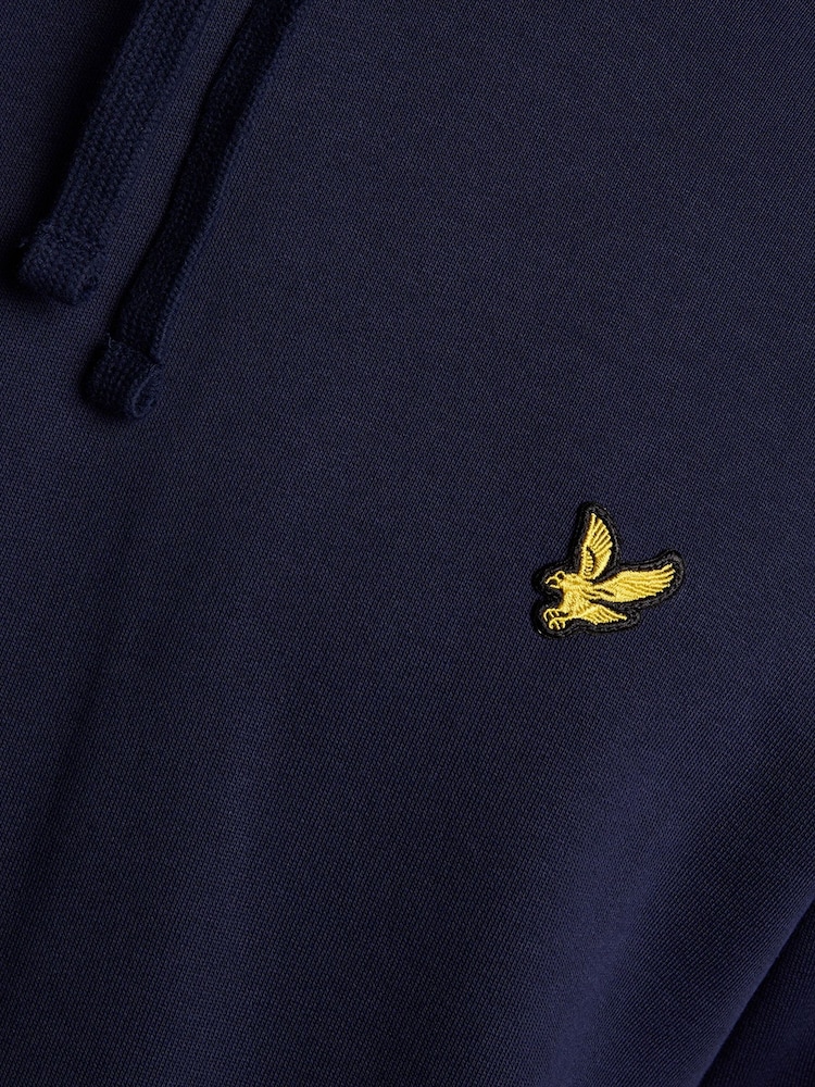 Lyle & Scott Navy Pullover Hoodie - Image 6 of 6 Lyle & Scott Navy Pullover Hoodie - Image 6 of 6