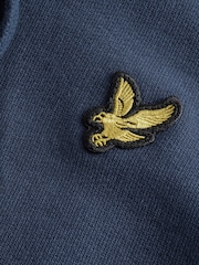 Lyle & Scott Navy Pullover Hoodie - Image 7 of 8
