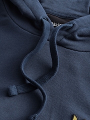 Lyle & Scott Navy Pullover Hoodie - Image 8 of 8