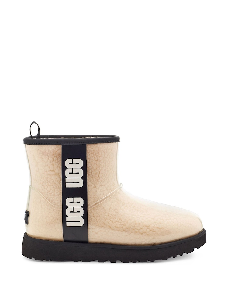 UGG Natural Clear Logo Mini Boots - Image 1 of 6