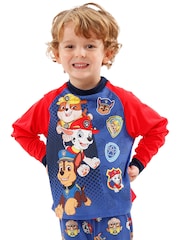 Character Red/Blue Paw Patrol Printed Long Sleeve Pyjamas - Image 8 of 8