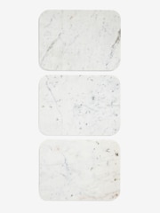 Light Grey Valencia Marble and Mango Wood 1 Drawer Slim Bedside Table - Image 10 of 11