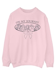 Brands In Pink Disney Princess On My Journey Sweat Top - Image 3 of 5