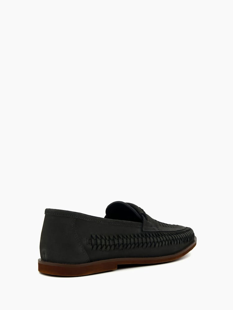 Dune London Blue Brickles Woven Loafers - Image 5 of 6
