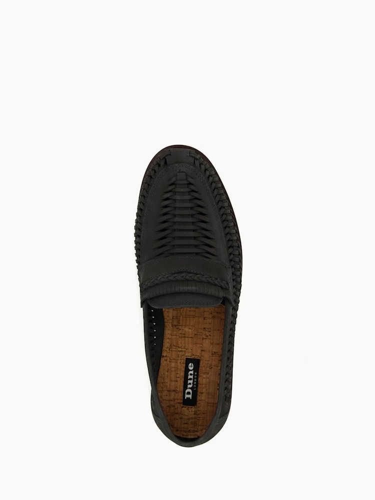 Dune London Blue Brickles Woven Loafers - Image 6 of 6