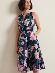 Phase Eight Multi Salina Floral Jacquard Dress - Image 1 of 7