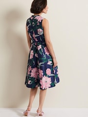 Phase Eight Multi Salina Floral Jacquard Dress - Image 2 of 7