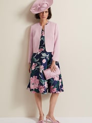 Phase Eight Multi Salina Floral Jacquard Dress - Image 4 of 7