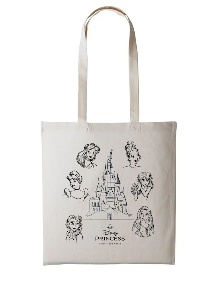 Brands In White Disney Princess Faces bag - Image 1 of 2 Brands In White Disney Princess Faces bag - Image 1 of 2
