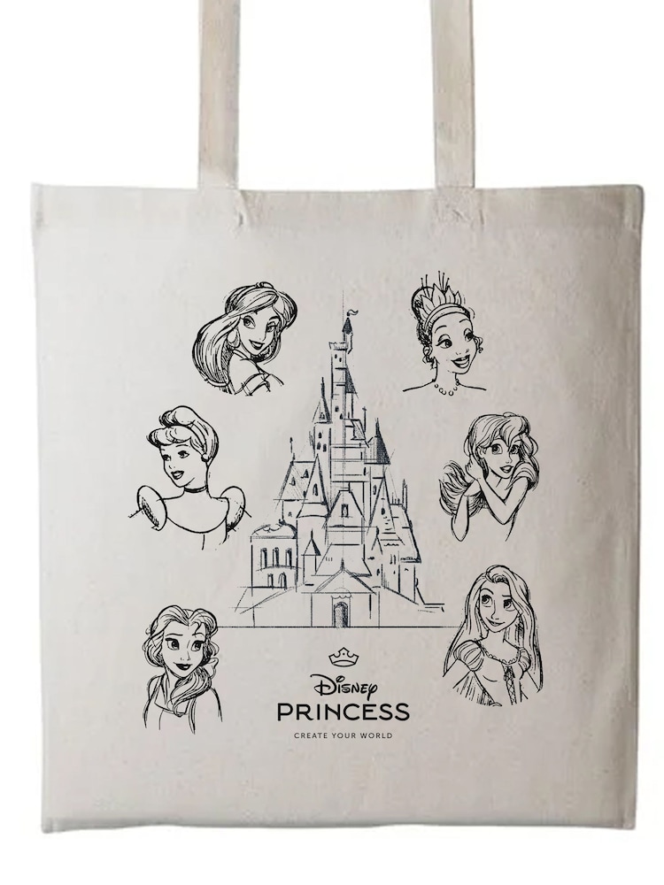 Brands In White Disney Princess Faces bag - Image 2 of 2 Brands In White Disney Princess Faces bag - Image 2 of 2