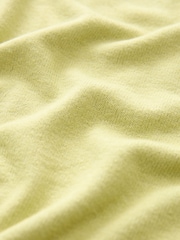 Sage Green Cosy Short Sleeve Crew Neck Jumper - Image 6 of 6
