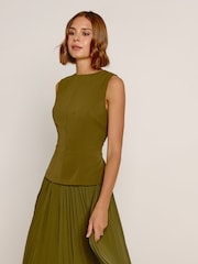 Rare London Drop Waist Pleated Maxi Dress - صورة 3 من 4
