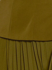 Rare London Drop Waist Pleated Maxi Dress - صورة 4 من 4