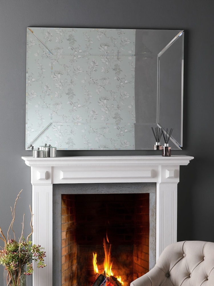 Laura Ashley Clear Gatsby Large Rectangular Mirror - Image 1 of 3