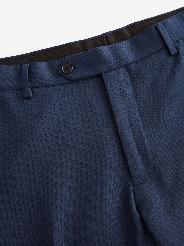 bleu vif - Slim Fit (Slim Fit) - Pantalon de costume texturé - Image 7 of 9