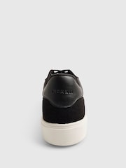 River Island Black Faux Leather Smart Trainers - Image 5 of 6
