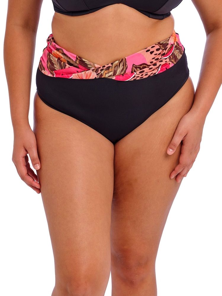 Elomi Black Kata Beach Mid Rise Bikini Bottoms - Image 1 of 1