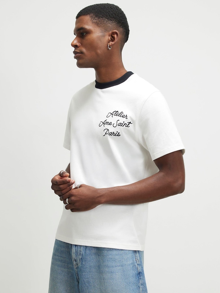 River Island Standardni kroj Ame Saint majica kratkih rukava - Slika 4 od 4 River Island Standardni kroj Ame Saint majica kratkih rukava - Slika 4 od 4