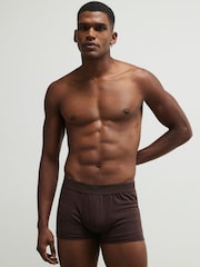 River Island Brown Woven Waistband Trunks 5 Pack - Image 2 of 3