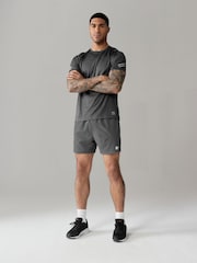 Slate Grey 7 Inch Active Gym Sports Shorts - Image 2 of 10