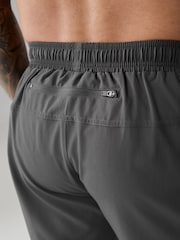 Slate Grey 7 Inch Active Gym Sports Shorts - Image 6 of 10