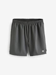 Slate Grey 7 Inch Active Gym Sports Shorts - Image 7 of 10