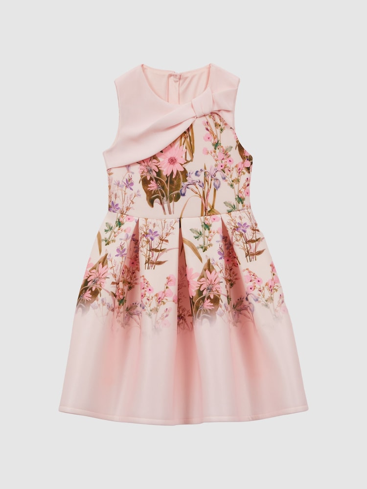 Reiss Multi Emily Senior Scuba Floral Printed Dress - Image 10 of 10 Reiss Multi Emily Senior Scuba Floral Printed Dress - Image 10 of 10