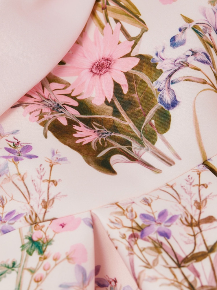 Reiss Multi Emily Senior Scuba Floral Printed Dress - Image 5 of 5 Reiss Multi Emily Senior Scuba Floral Printed Dress - Image 5 of 5