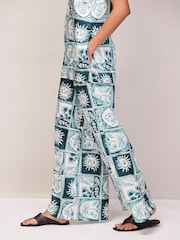 Ro&Zo Blue Zodiac Print Trousers - Image 2 of 6