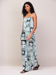 Ro&Zo Blue Zodiac Print Trousers - Image 6 of 6