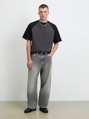 River Island Grey Regular Fit Archival T-Shirt - Image 3 of 4