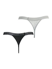 Pour Moi Black G-String Modal and Mesh Knickers 2 Pack - Image 4 of 5