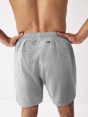 Grey 7 Inch Active Gym Sports Shorts - Image 5 of 11