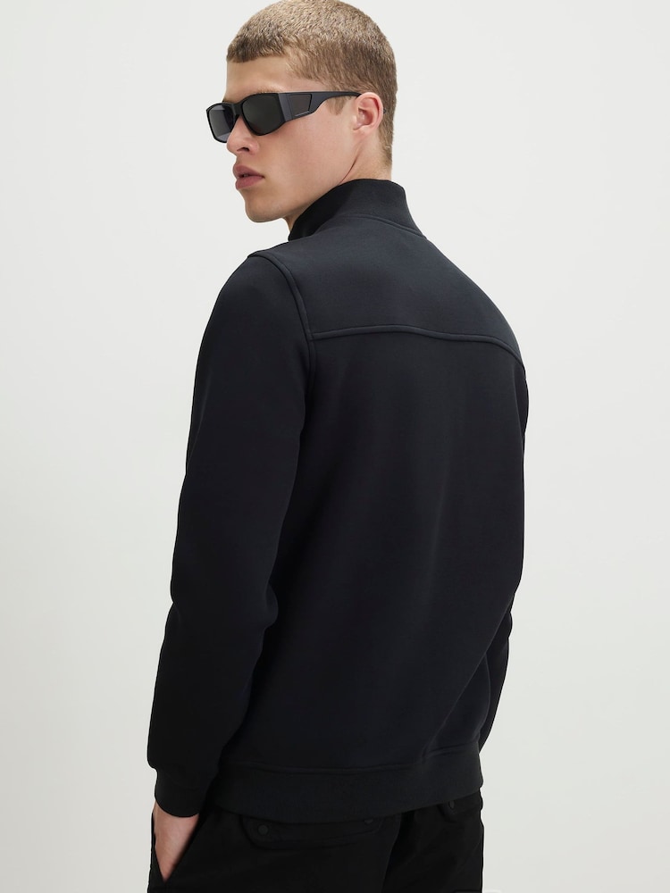 River Island Black Funnel Hybrid Jacket - Image 4 of 4