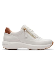 Weiß - Clarks Lederschuhe mit Reißverschluss - Bild 1 von 7