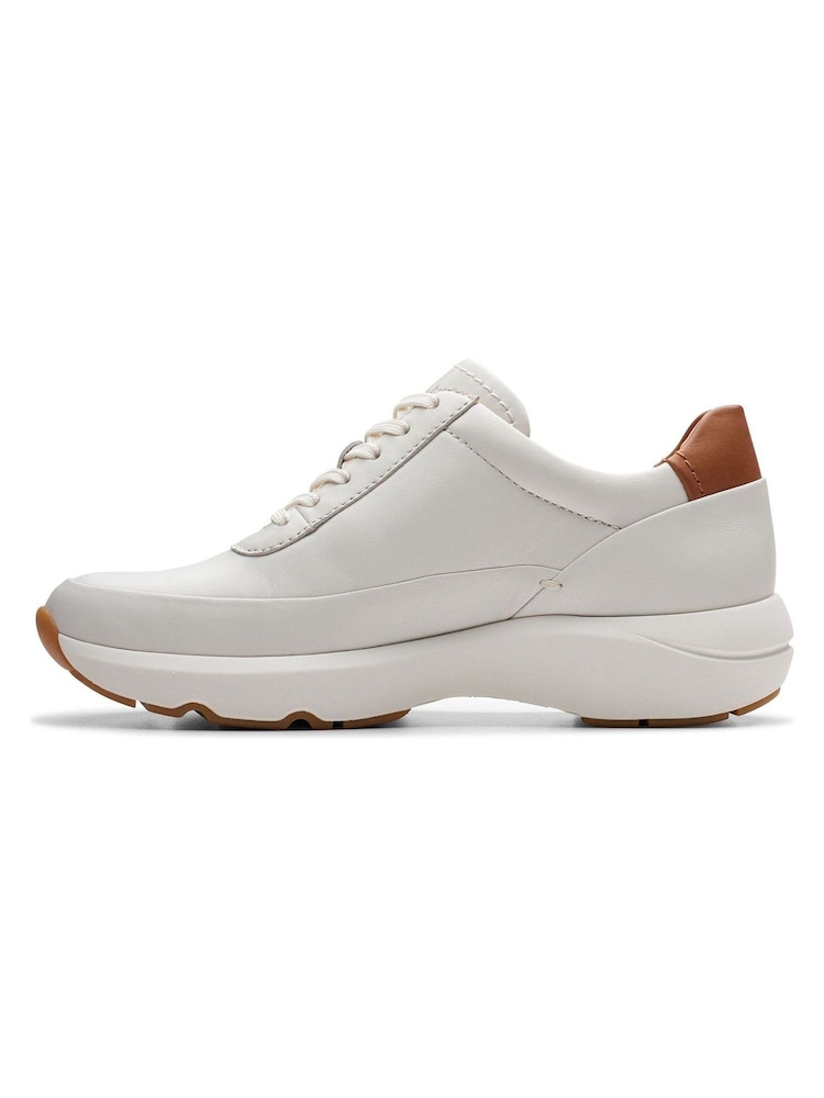 Weiß - Clarks Lederschuhe mit Reißverschluss - Bild 2 von 7