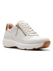 Weiß - Clarks Lederschuhe mit Reißverschluss - Bild 3 von 7