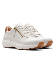 Weiß - Clarks Lederschuhe mit Reißverschluss - Bild 4 von 7