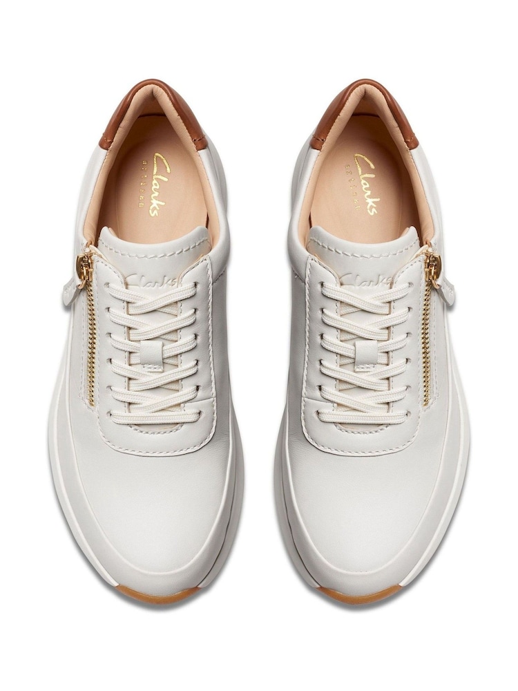 Weiß - Clarks Lederschuhe mit Reißverschluss - Bild 7 von 7