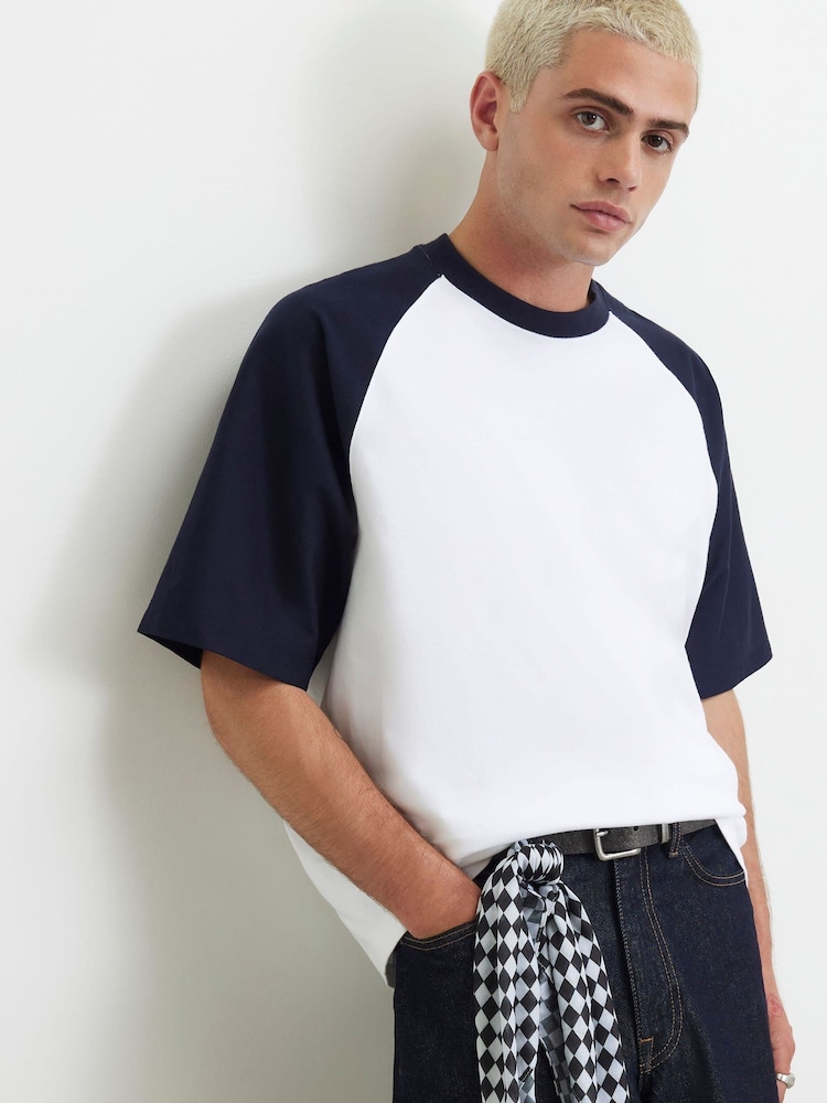 River Island White Regular Fit Archival T-Shirt - Image 4 of 4