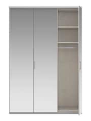 Wiemann Peyton Grey Mirror Semi Fitted Triple Wardrobe - Image 4 of 9