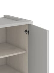 Wiemann Peyton Grey Mirror Semi Fitted Triple Wardrobe - Image 6 of 9