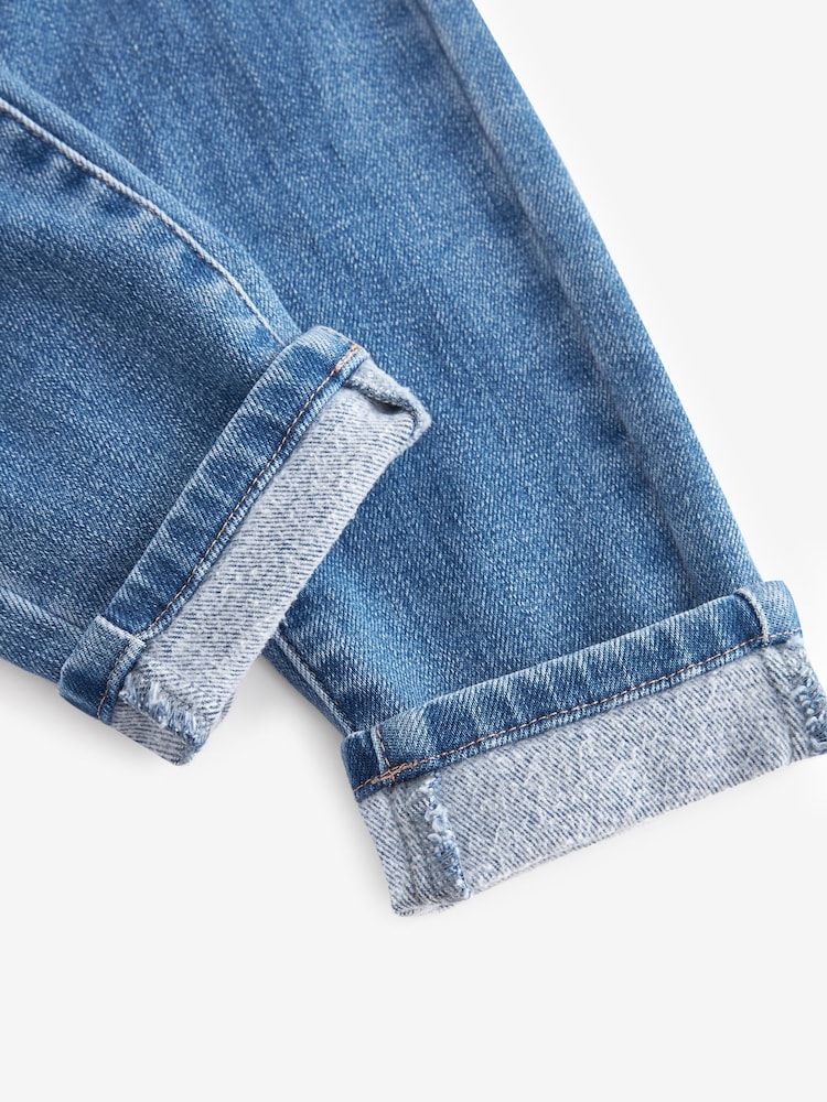 Bleu moyen - Jean skinny brossé confortable - Image 7 of 10
