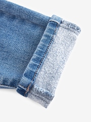 Mid Blue Cosy Brushed Skinny Jeans - Image 8 of 10