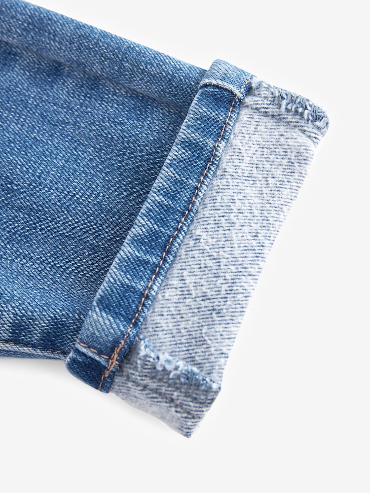 Bleu moyen - Jean skinny brossé confortable - Image 8 of 10