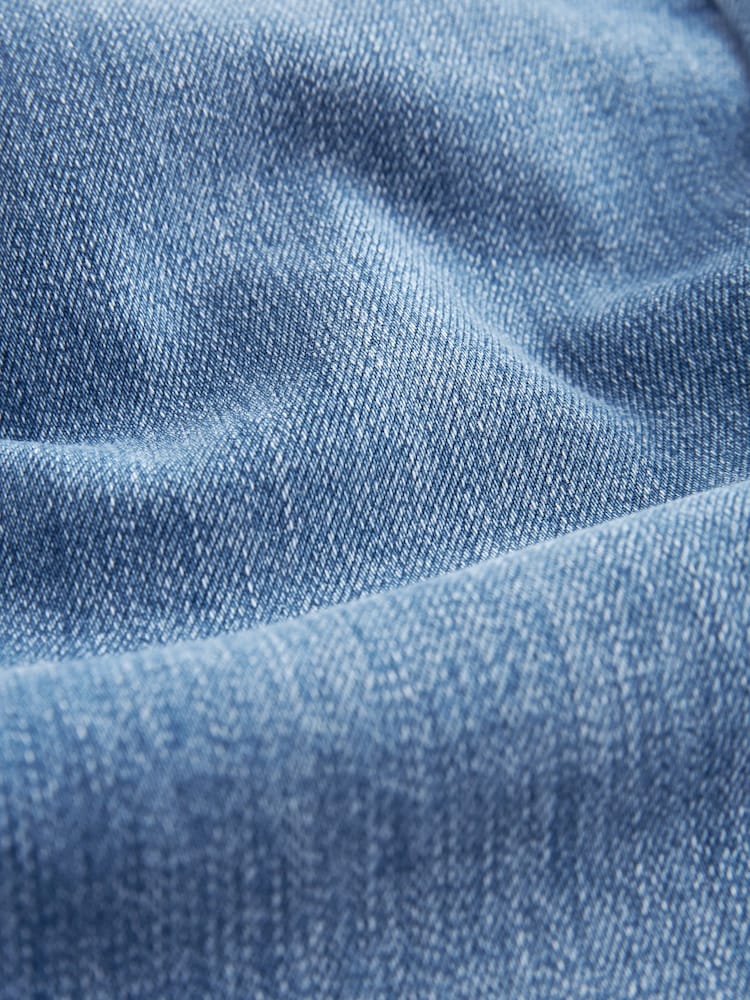 Bleu moyen - Jean skinny brossé confortable - Image 9 of 10
