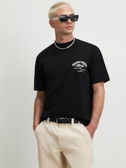 River Island Black Oversized Graphic Artesia Motel T-Shirt - Image 2 of 4