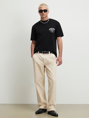 River Island Black Oversized Graphic Artesia Motel T-Shirt - Image 4 of 4