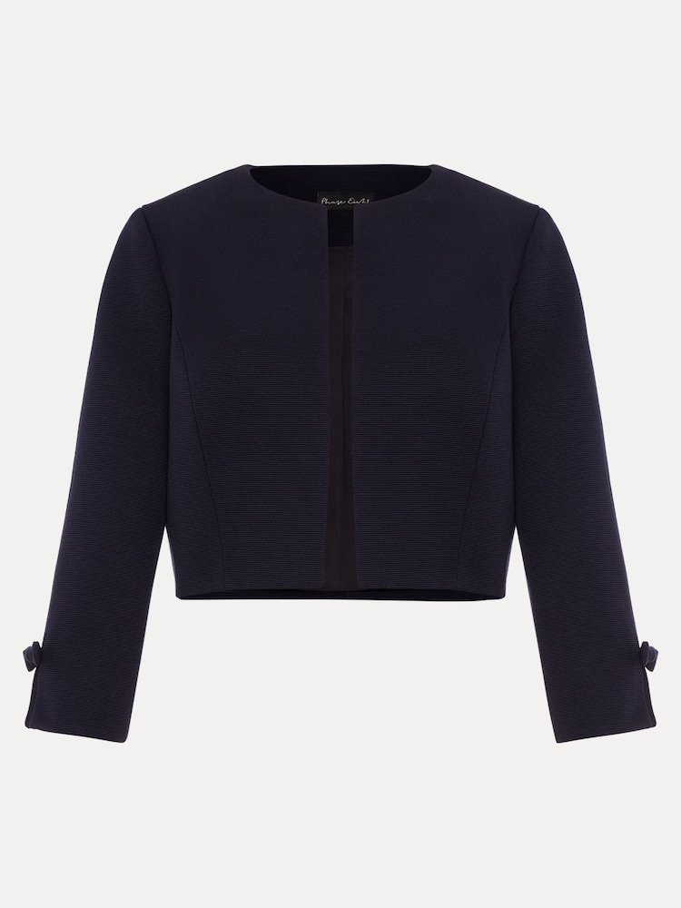 Phase Eight Blue Zoelle Bow Jacket - Image 6 of 6