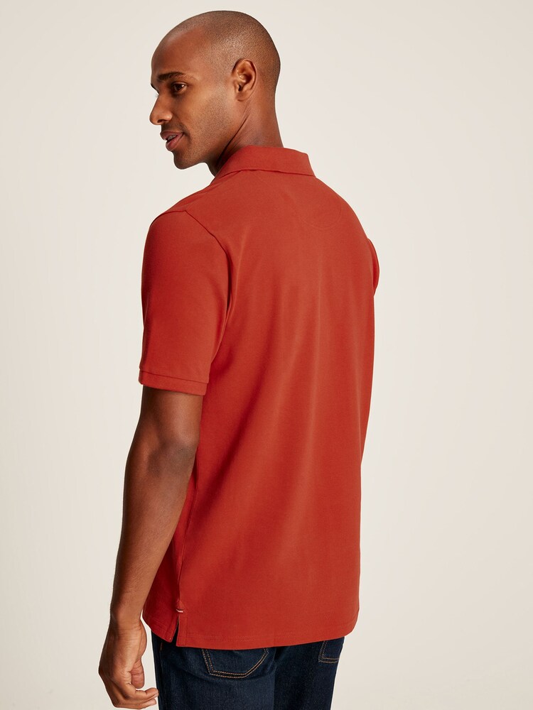 Joules Woody Red Classic Fit Polo Shirt - Image 2 of 6